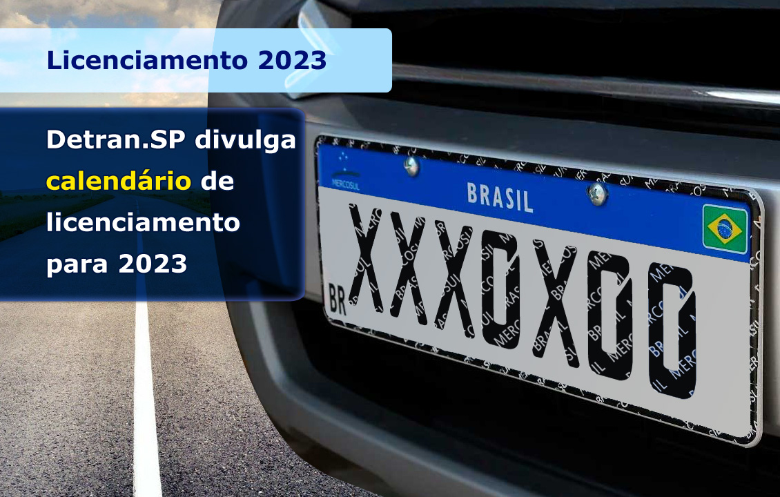 DetranSP divulga calendário de licenciamento para 2024 Jornal O