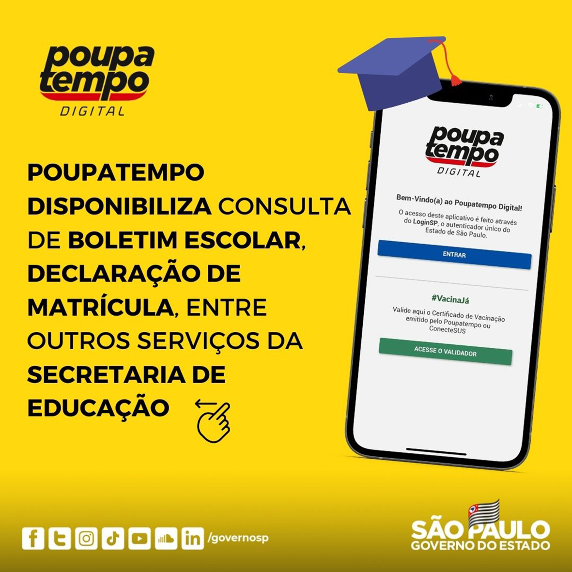 Boletim Escolar - Secretaria da Educação do Estado de São Paulo